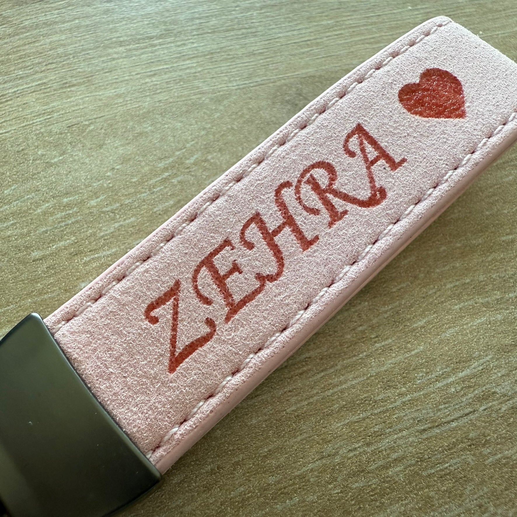 Customizable Leather Keychain