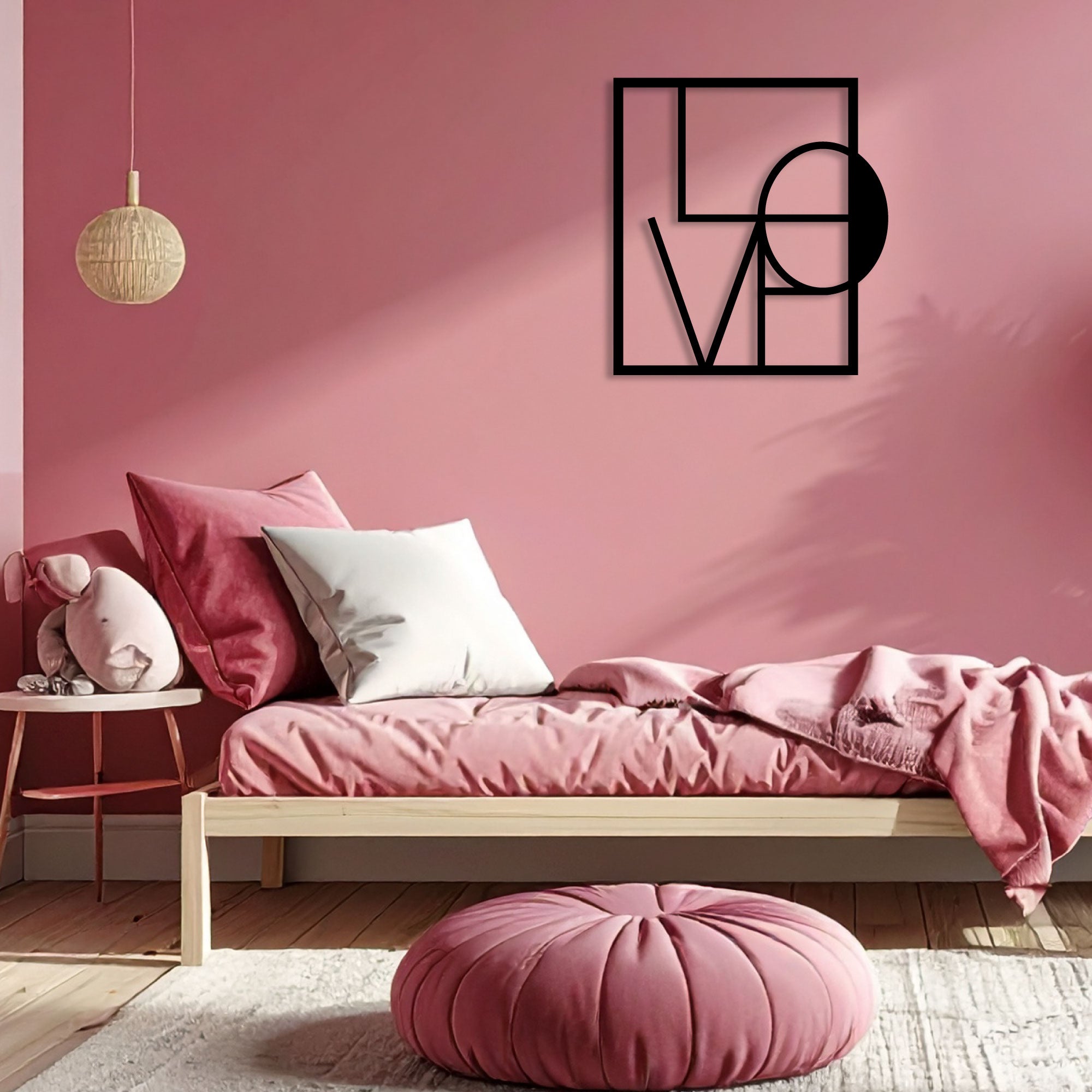 Décoration Murale en Métal - Love