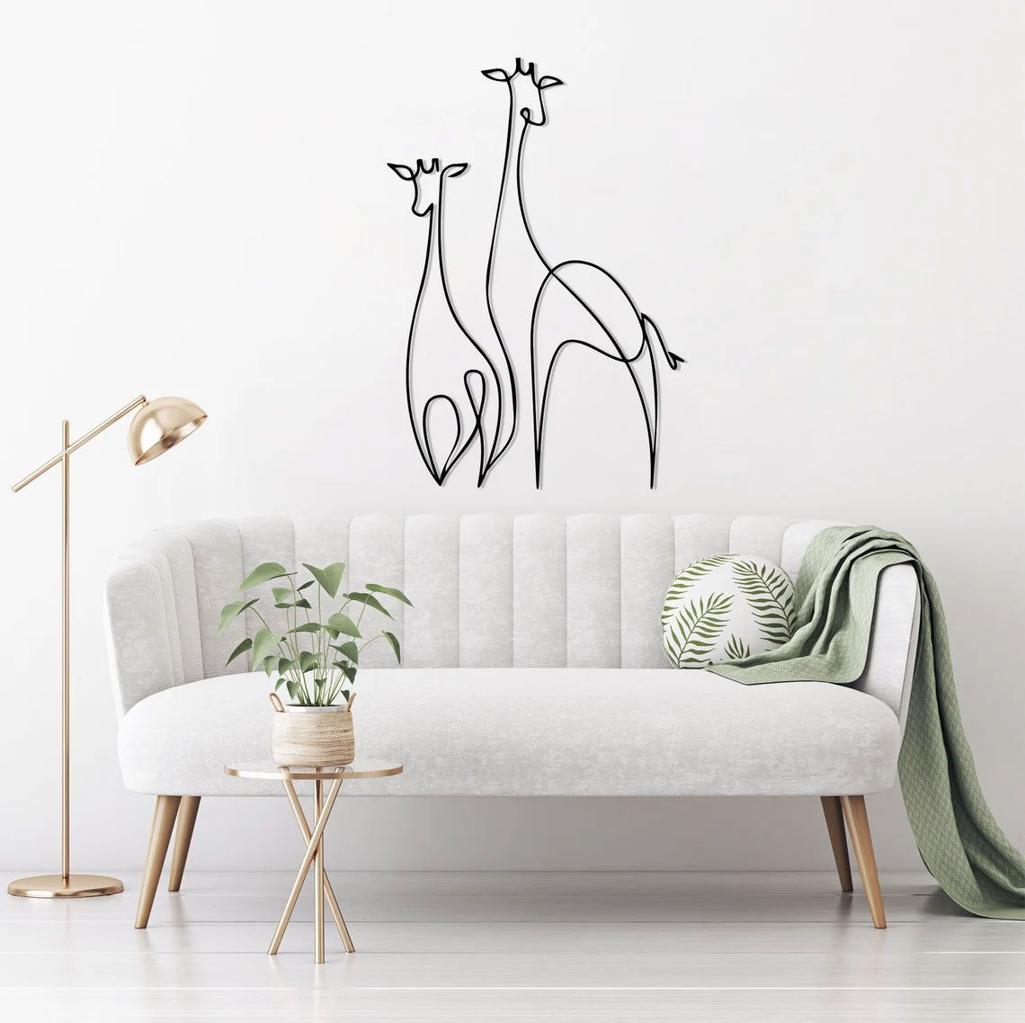 Minimalistisch - Giraffe