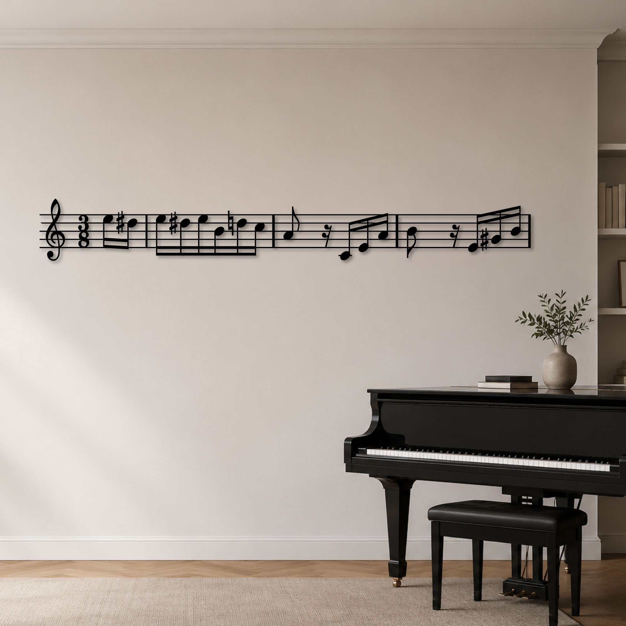 Vægdekoration i metal - Cadence « Für Elise » 
