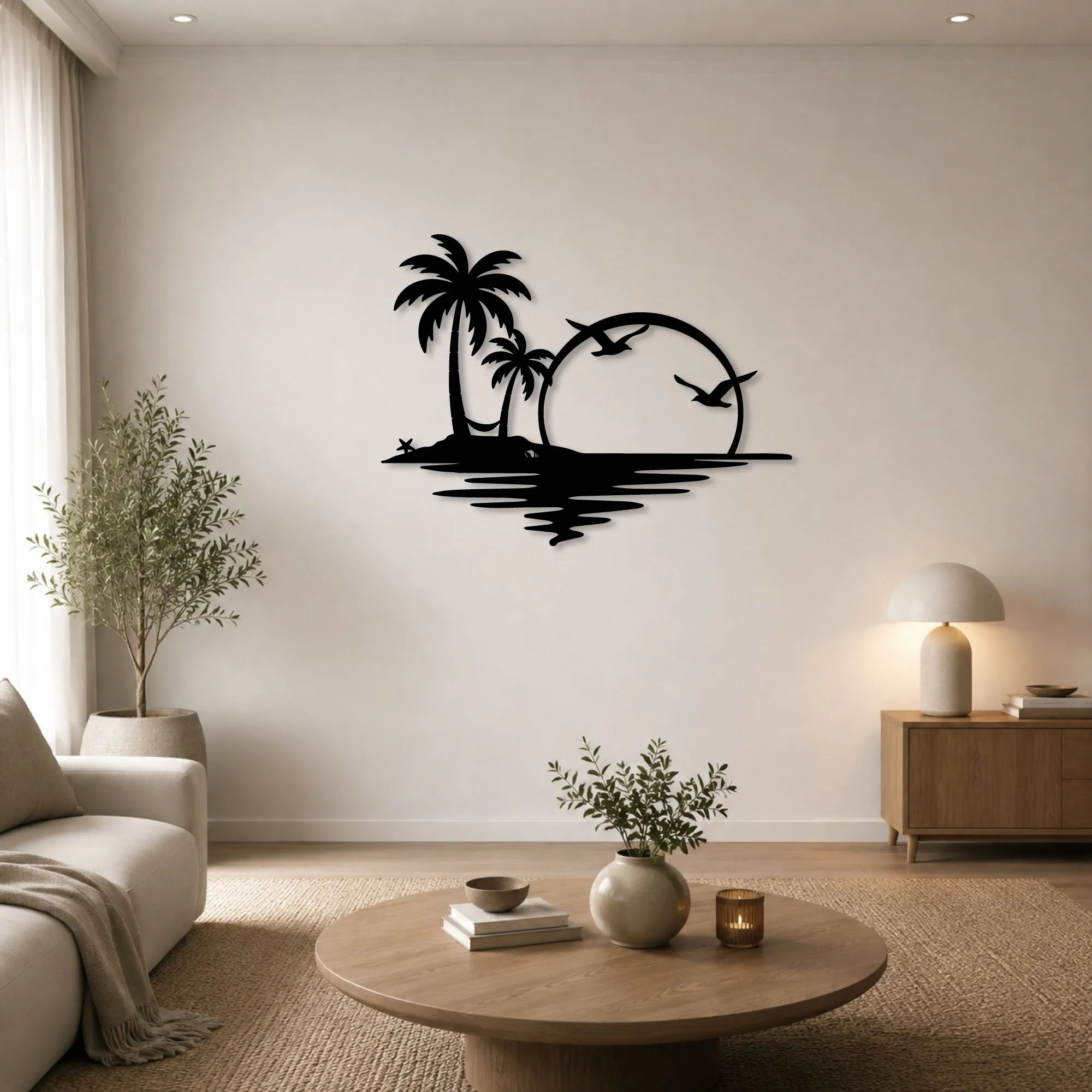 Tramonto (SUN.05) – Decorazione da parete in metallo