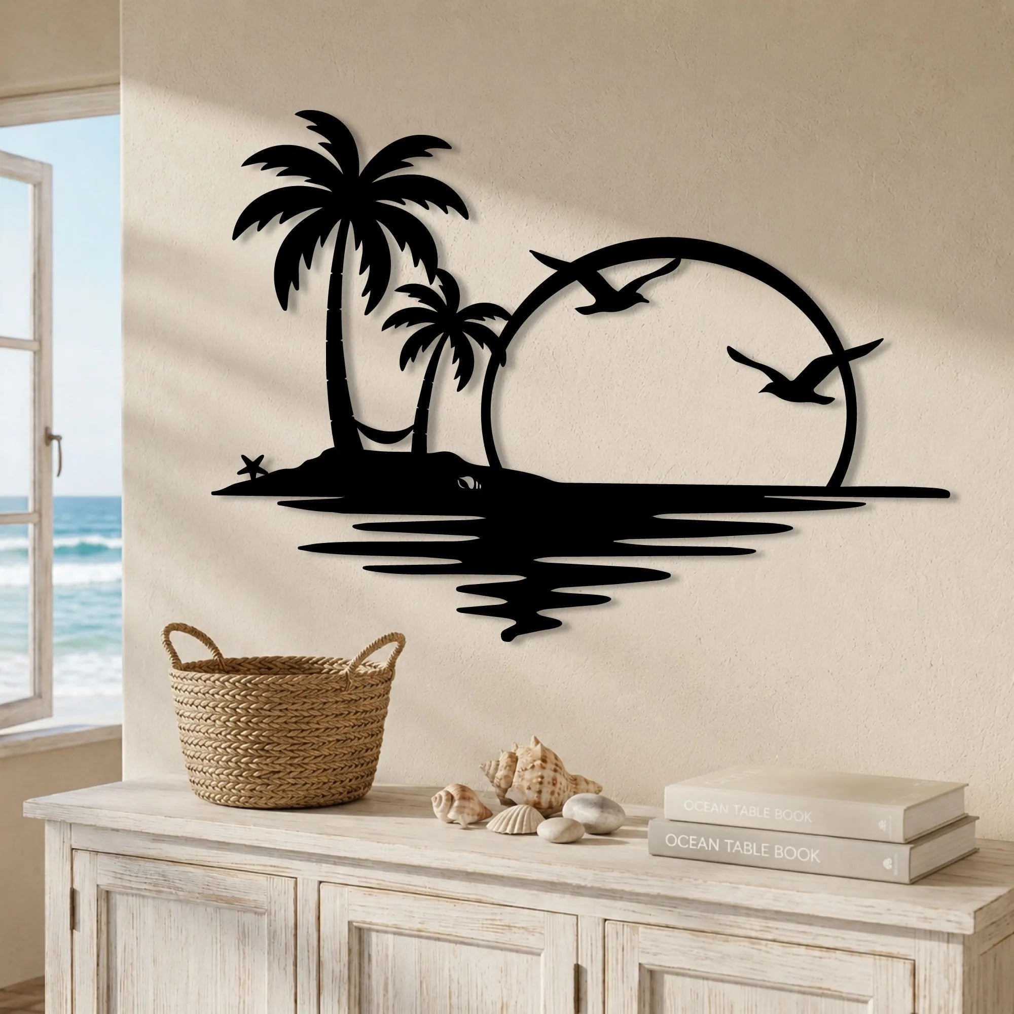 Tramonto (SUN.05) – Decorazione da parete in metallo