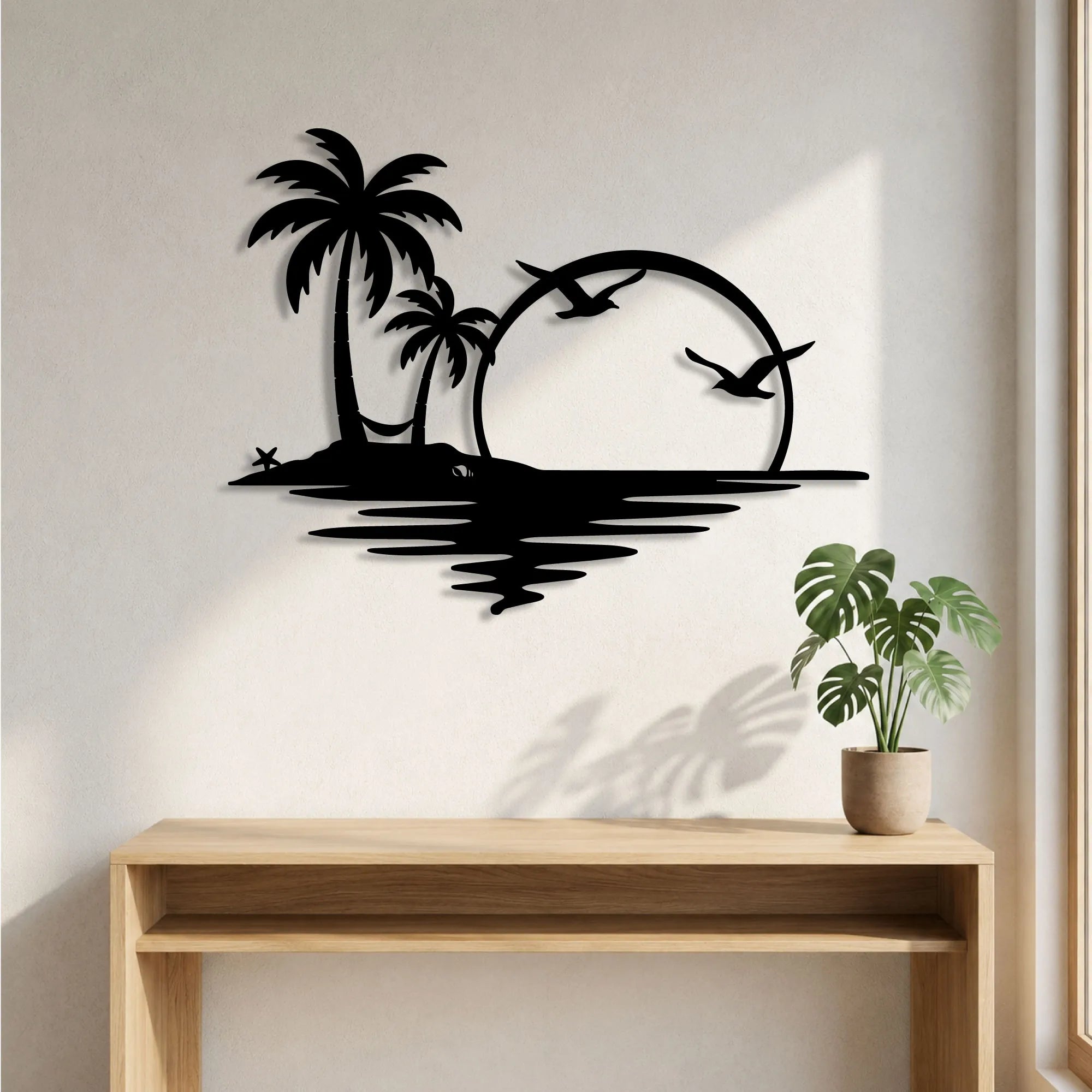 Tramonto (SUN.05) – Decorazione da parete in metallo