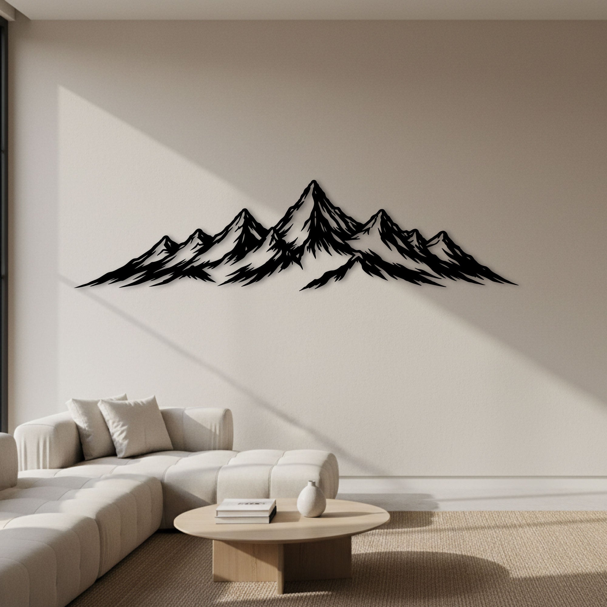 Metalen Muurdecoratie - Alpine Horizon