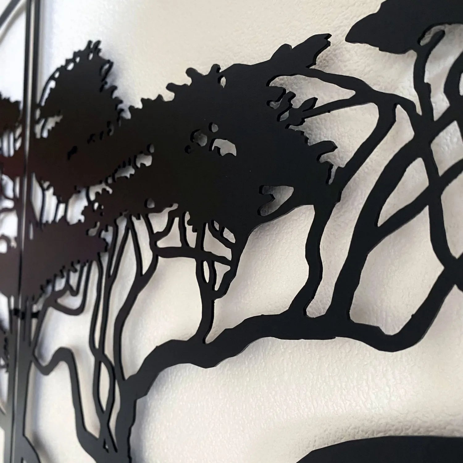 Décoration murale en métal - Arbre africain