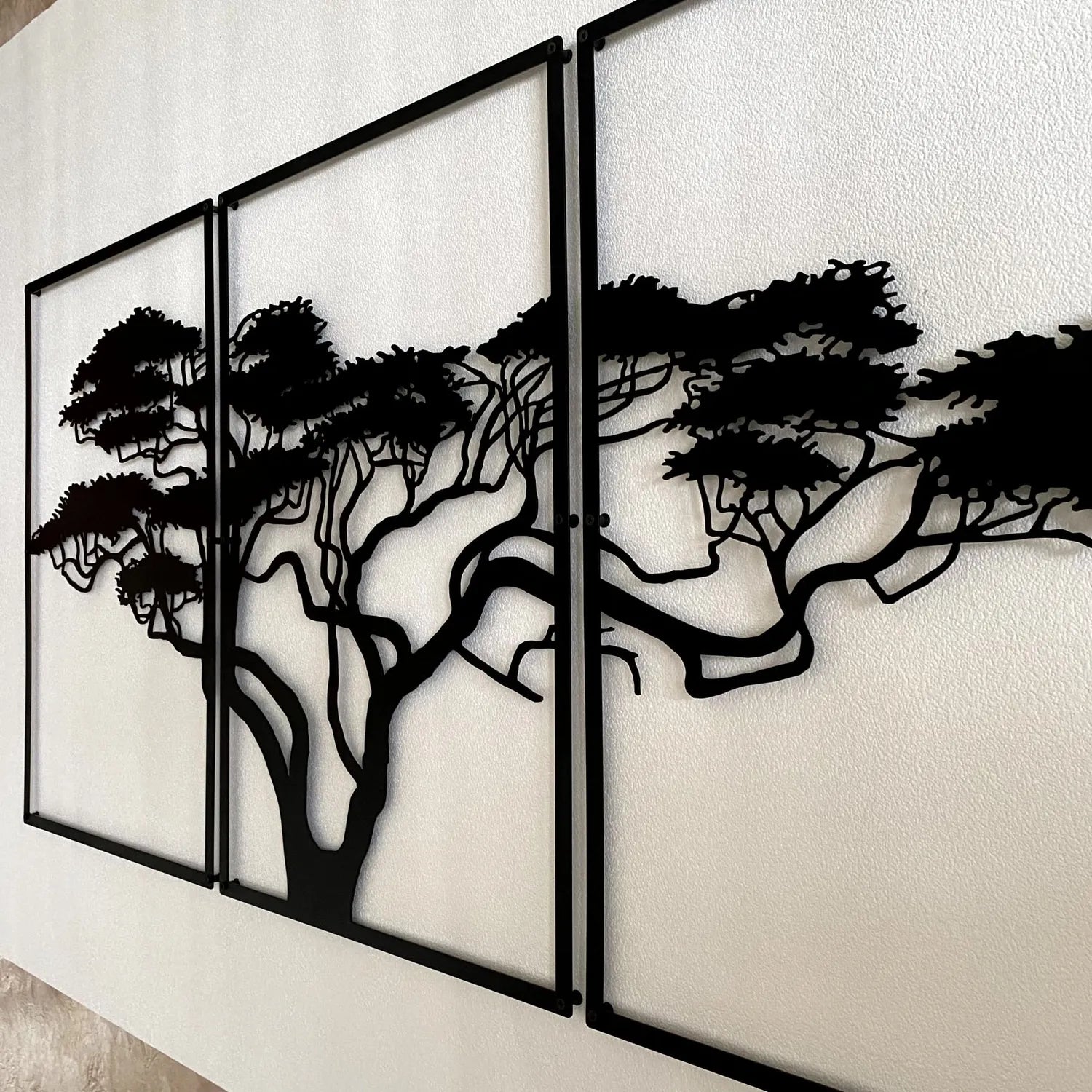 Décoration murale en métal - Arbre africain