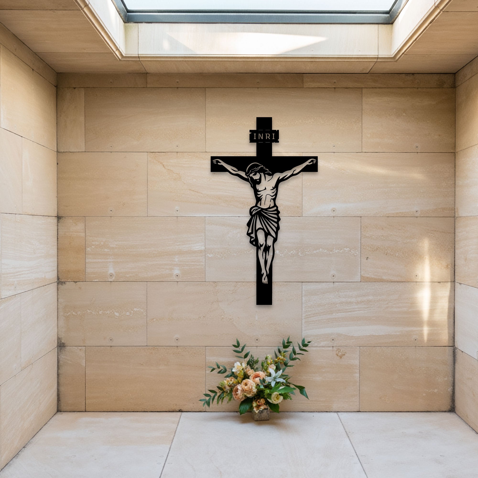 Decoración de Pared de Metal - Crucifijo