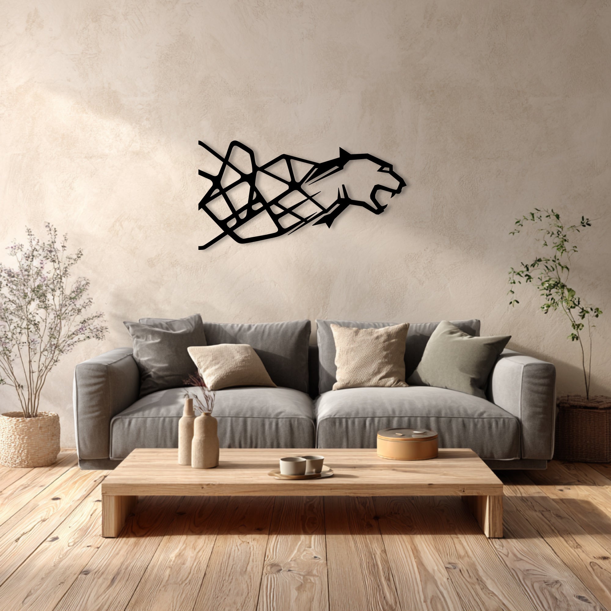 Decorazione da parete in metallo – Pantera