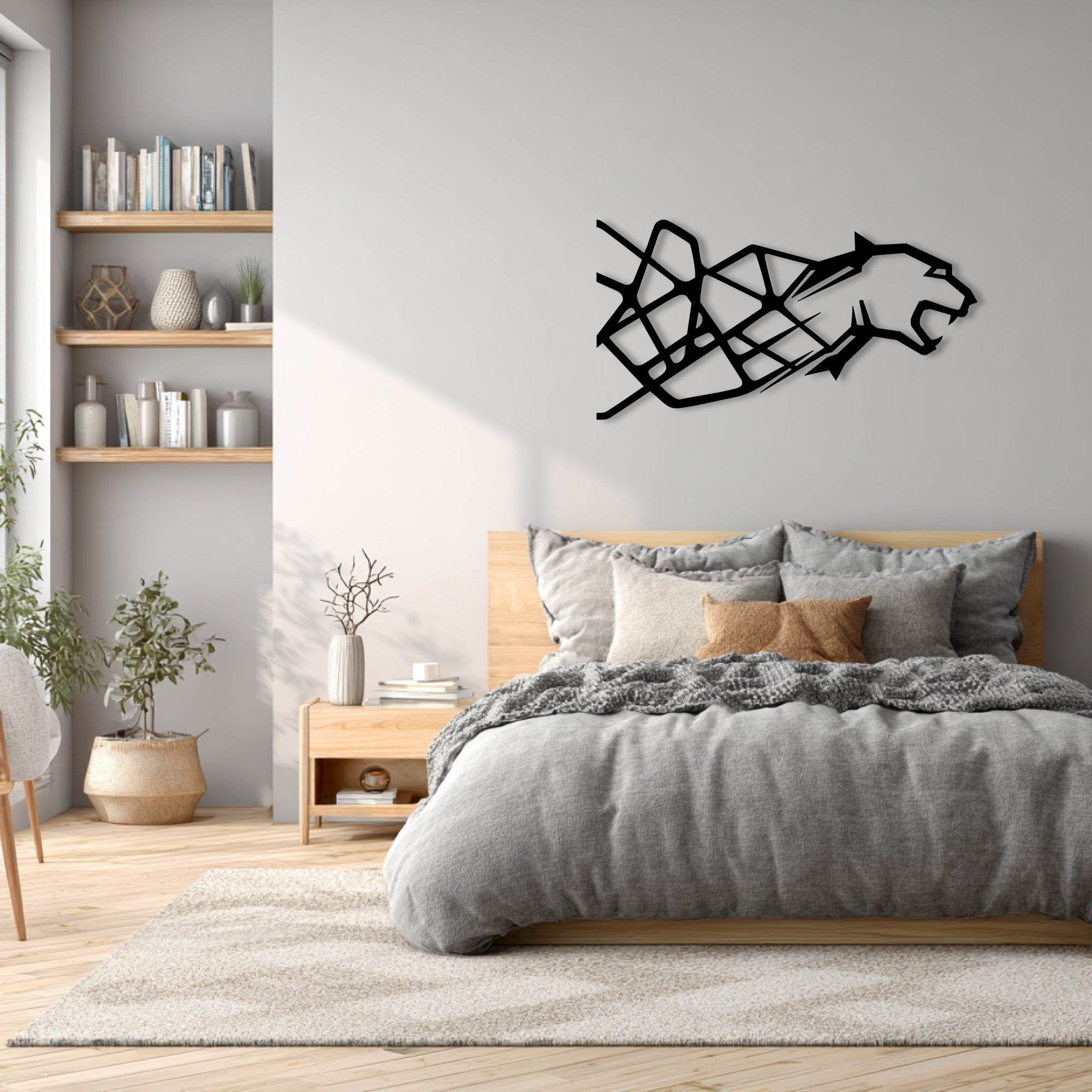 Decorazione da parete in metallo – Pantera