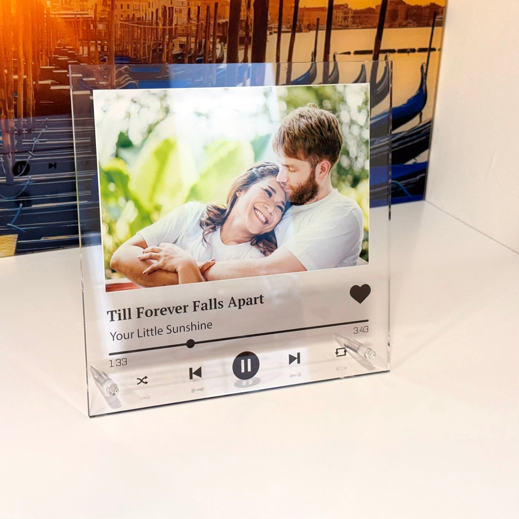 Personalisierter Acryl-Fotorahmen (V.09)