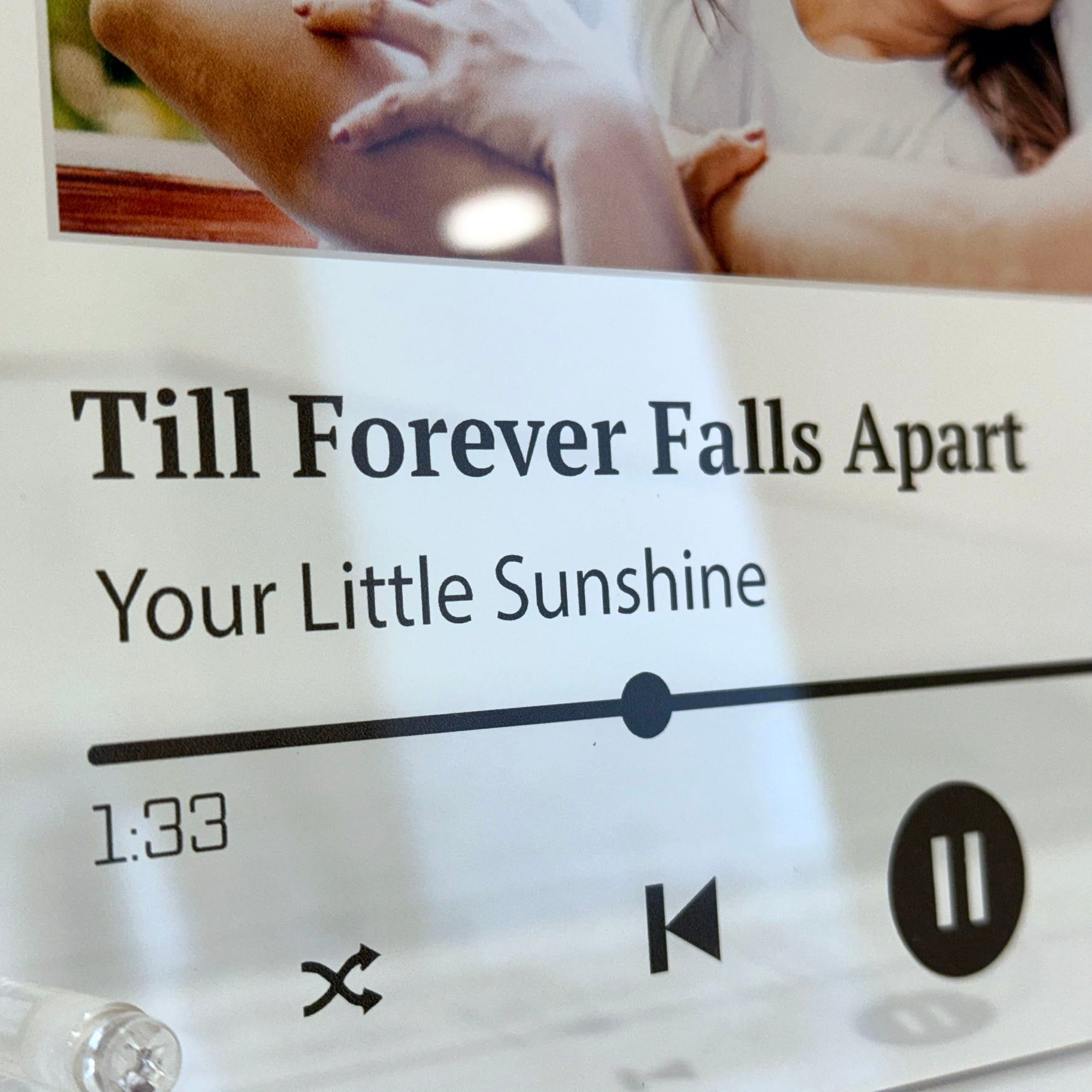 Personalisierter Acryl-Fotorahmen (V.09)