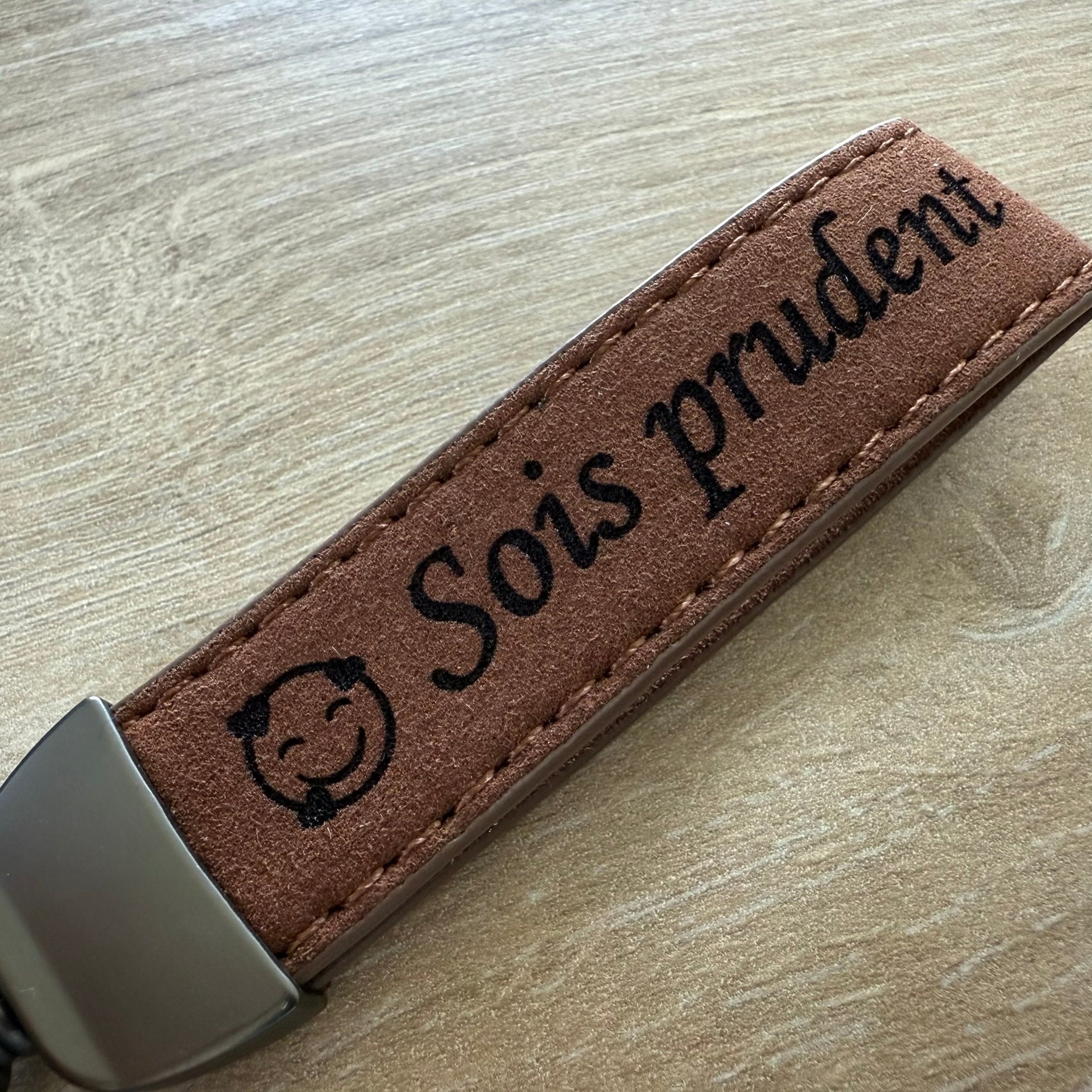 Customizable Leather Keychain