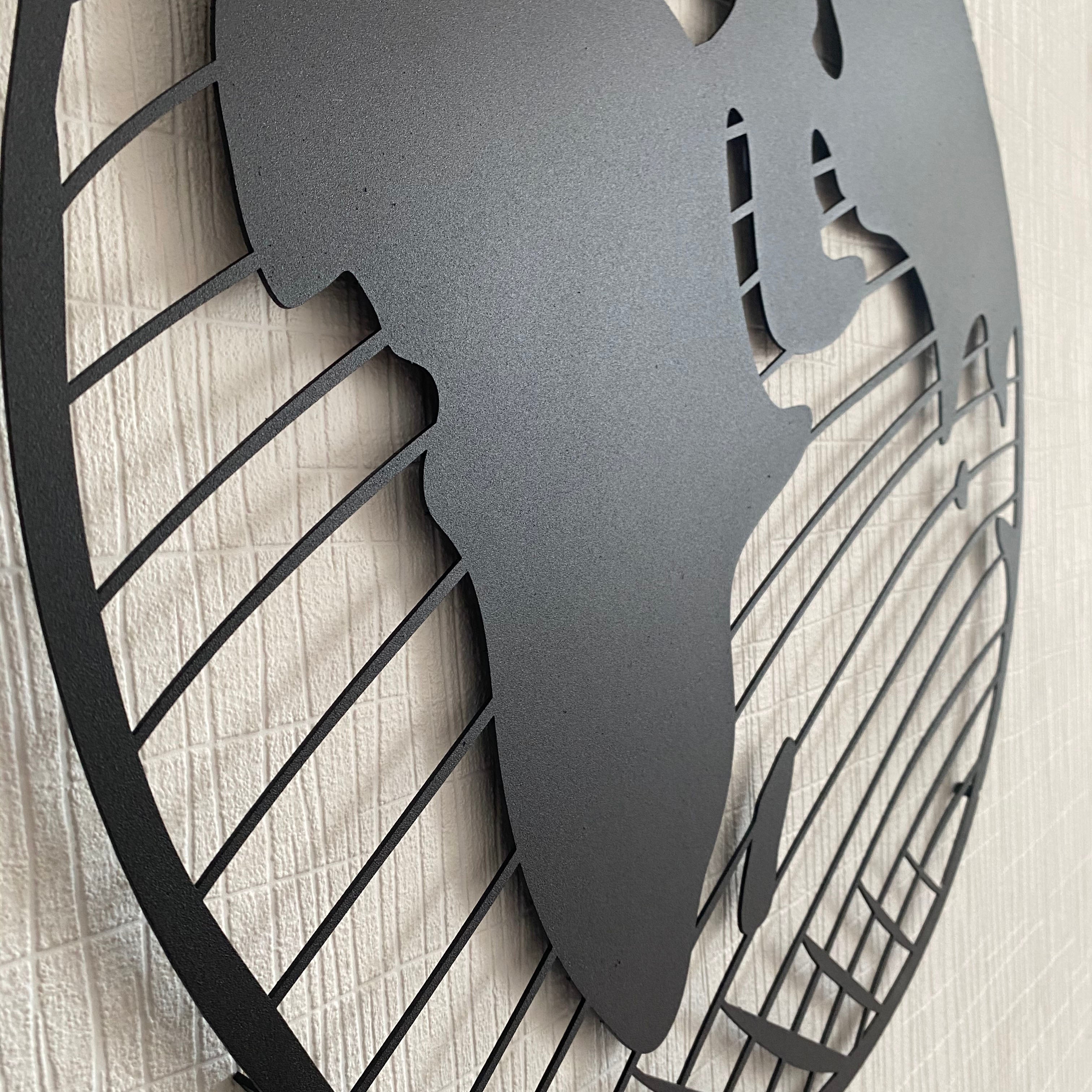 Metal wall decoration World map Our Harmonie Design